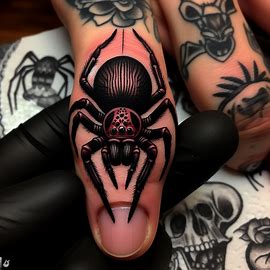 black-traditional-spider-tattoo-with-ink