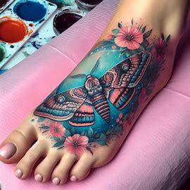 blue-moth-tattoo