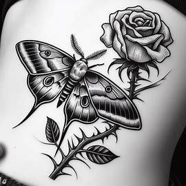 moth-tattoo-for-rib