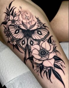 moth-tattoo-with-flower