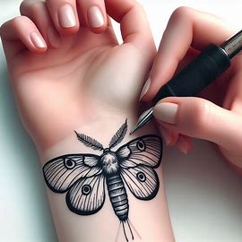 simple-moth-tattoo-design