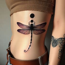 Dragonfly-with-Semicolon-Butterfly-Tattoo-for-girls