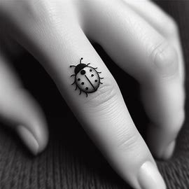 ladybug-tattoo-for-finger