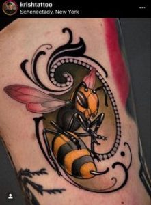 Hornet-with-Butterfly-Tattoo