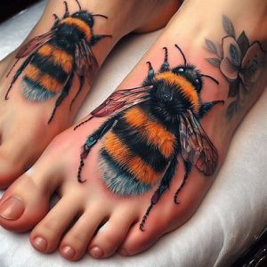 Watercolor-Bumblebee-Tattoo-ideas