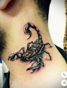 3d scorpion tattoo design