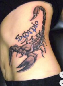 Beautiful scorpion tattoo pics