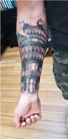 Biomechanical Tattoos for men