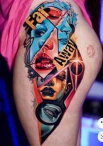 Color-Pop Tattoos
