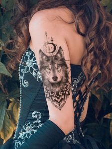 black-wolf-tattoo-on-white-skin