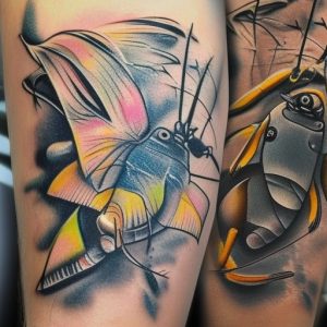 cockroach_tattoo_on_bicep