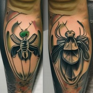 cockroach_tattoo_on_thigh