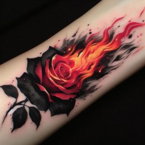 Floral-Valentine-Tattoo-Ideas-for-a-Romantic