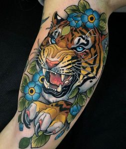 Radiant-Japanese-Tiger-Tattoo-ideas