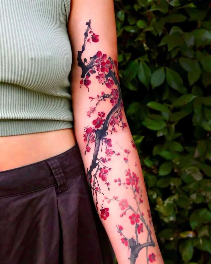 Cherry Blossom Tattoo Symbolism, Culture & Design