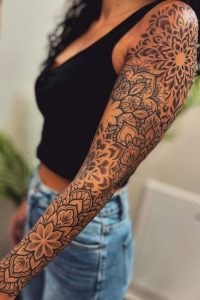 Girly Sleeve tattoo design ideas