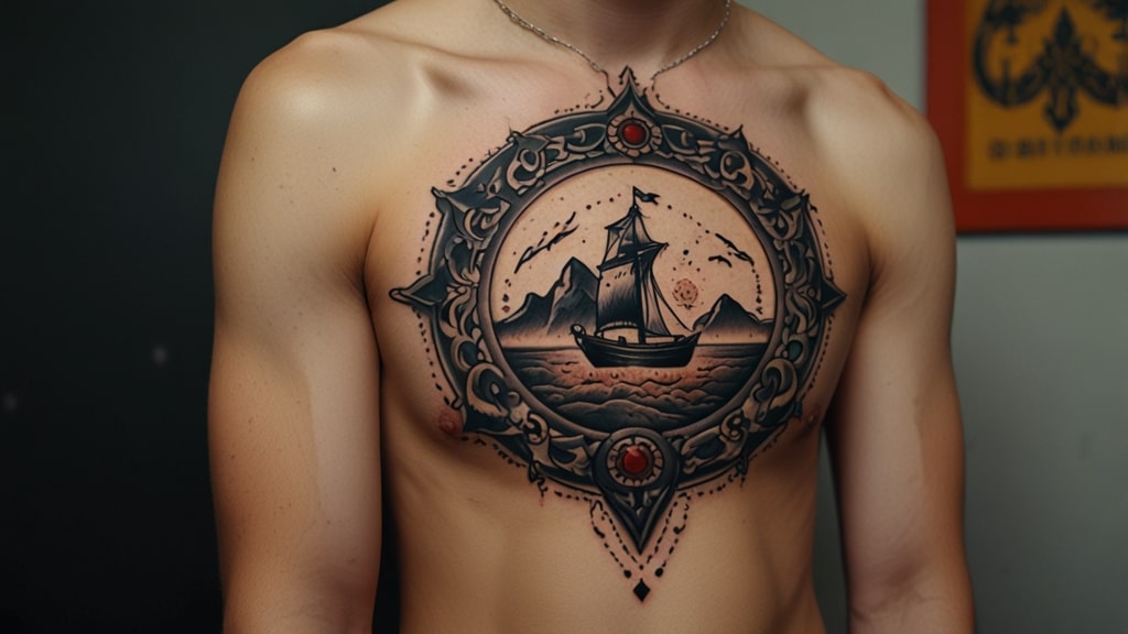 Traditional Chain Tattoo