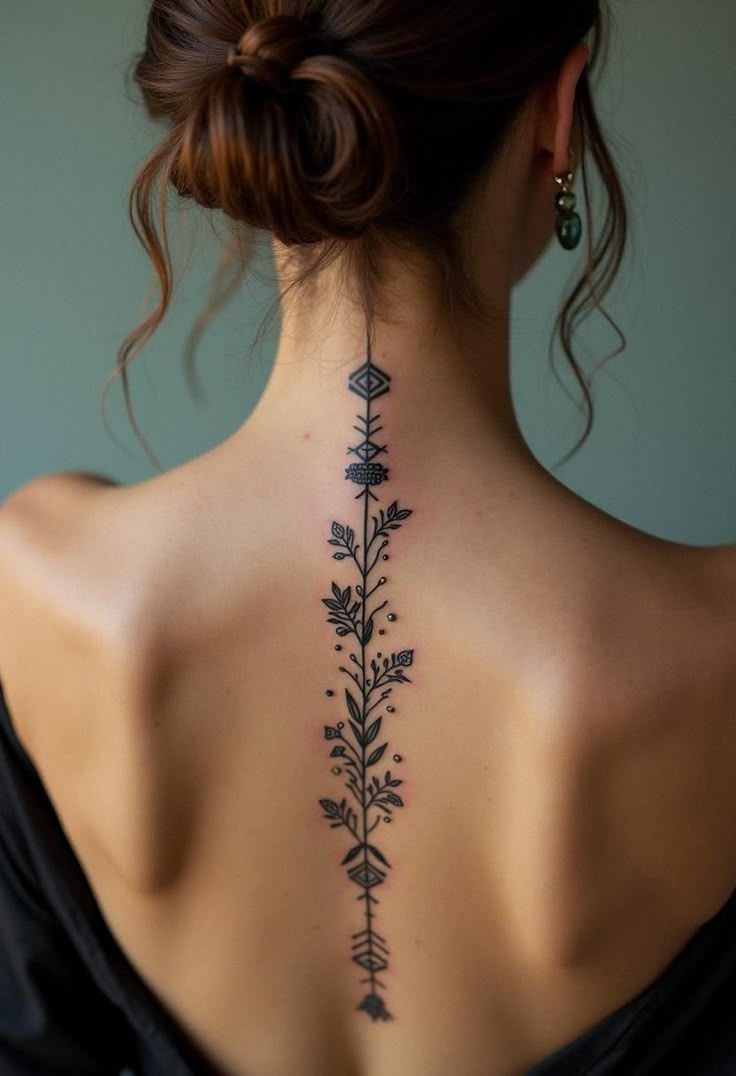 Spine Tattoos for Women: Designs, Meanings & Care Guide