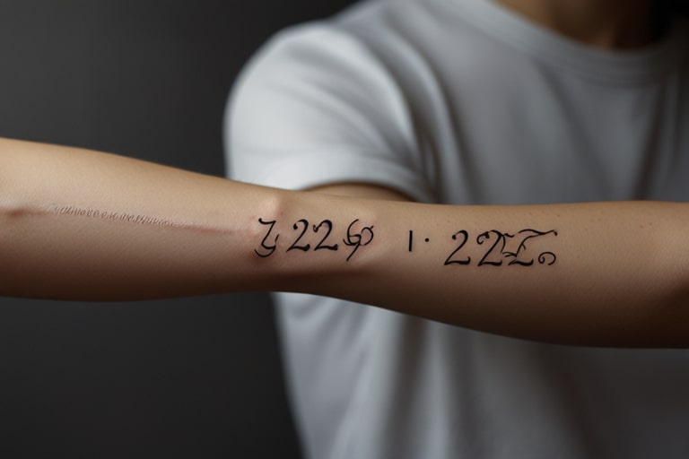 Angel Number 2026 Tattoo