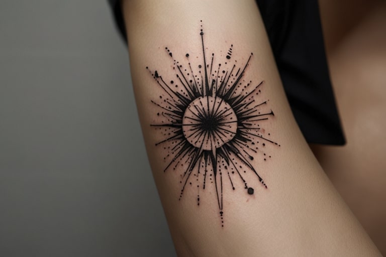 Fireworks Tattoo Design
