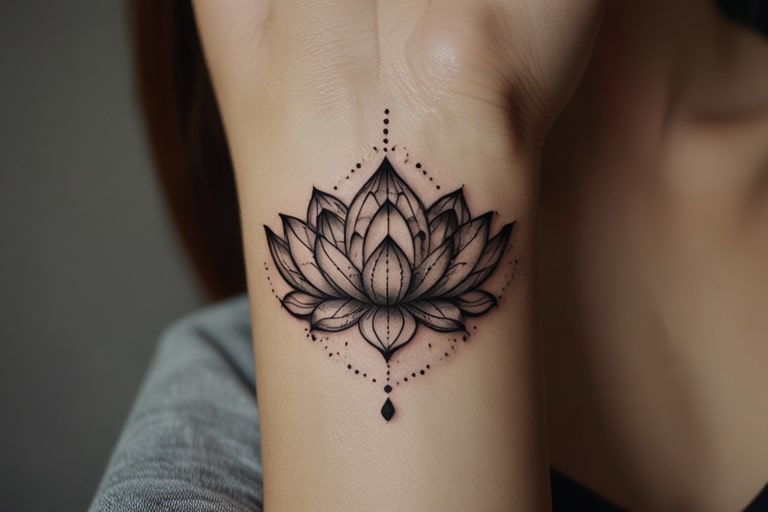 Lotus Flower Tattoo