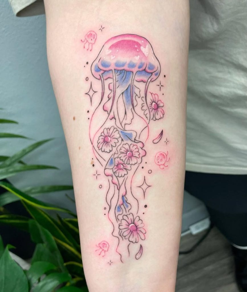 unique jellyfish tattoo inspiration