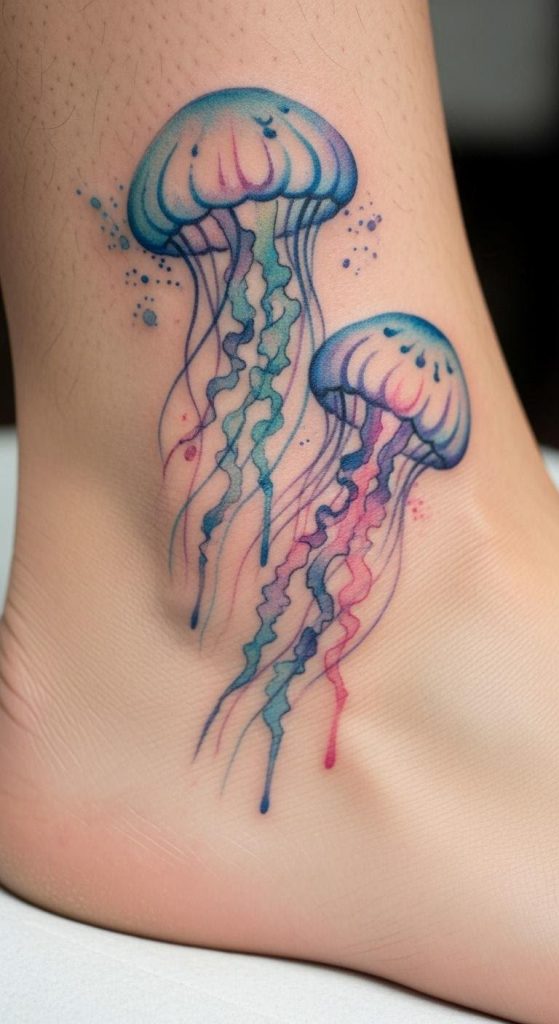 unique jellyfish tattoo inspiration