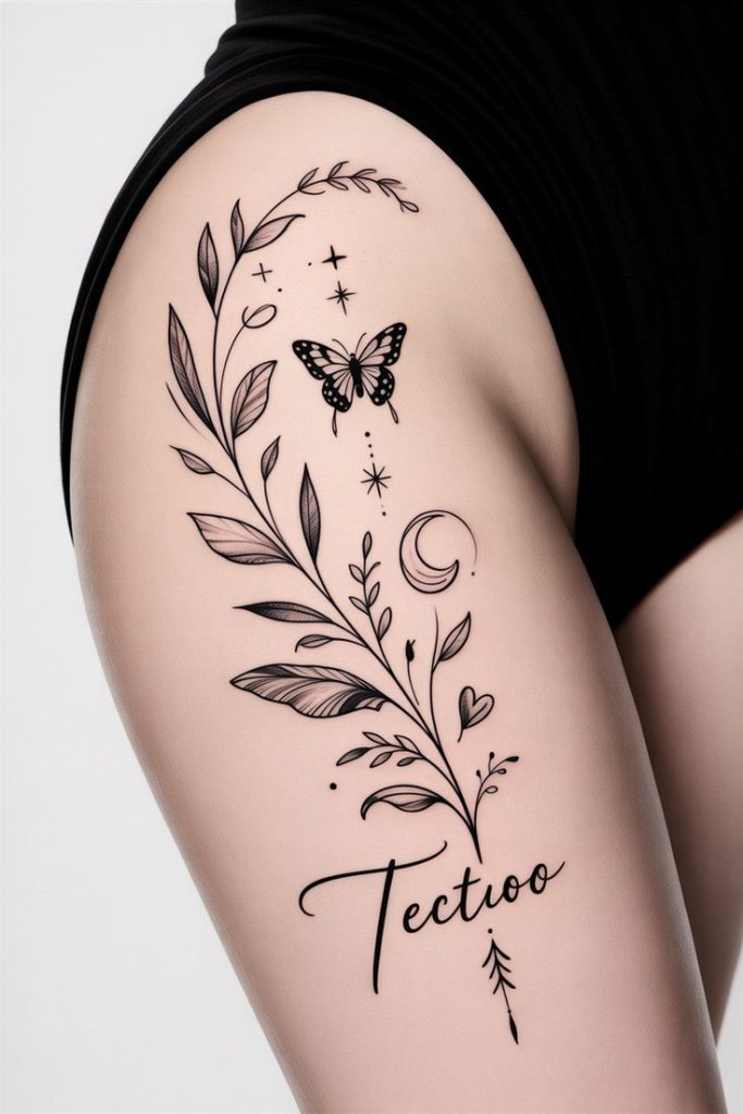 Minimalist Fine-Line Tattoos