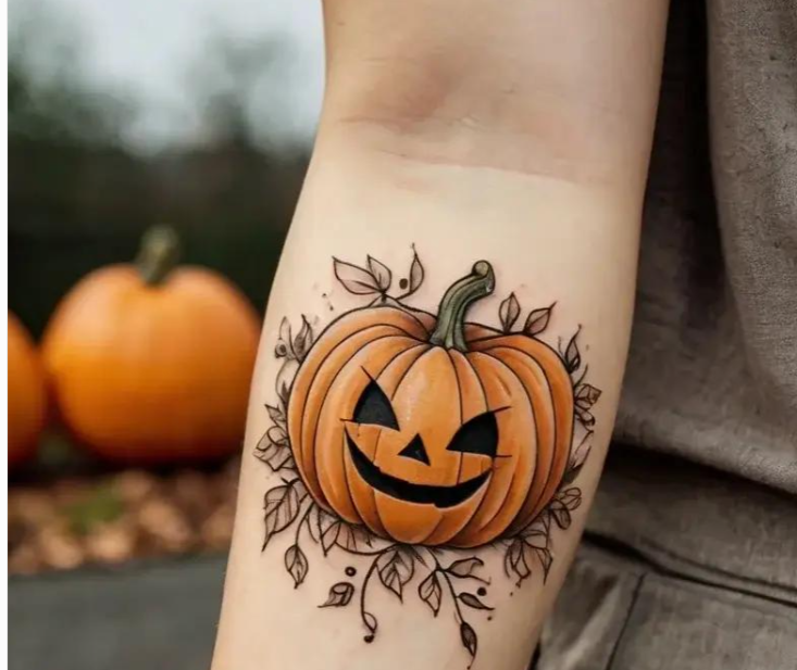 Jack-O'-Lantern Tattoo